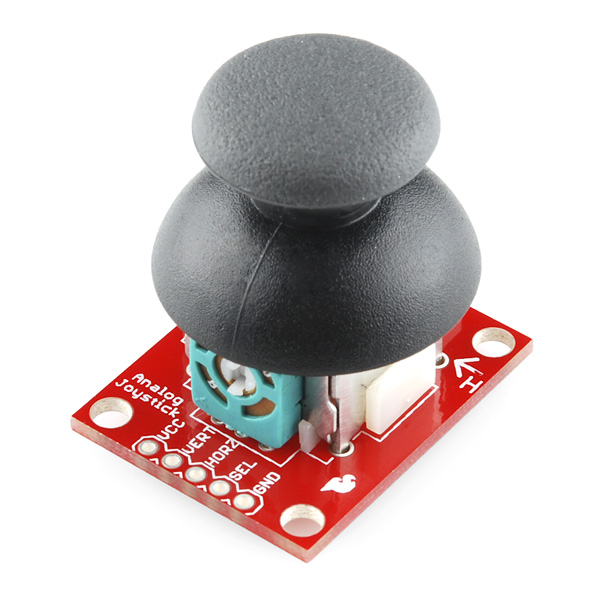 Thumb Joystick Inserted Into Breakout Board