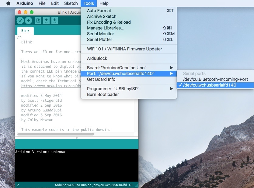 mac sierra create serial port emulator
