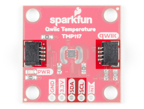 AK-TMP116N – High-Accuracy, Digital Temperature Sensor Breakout