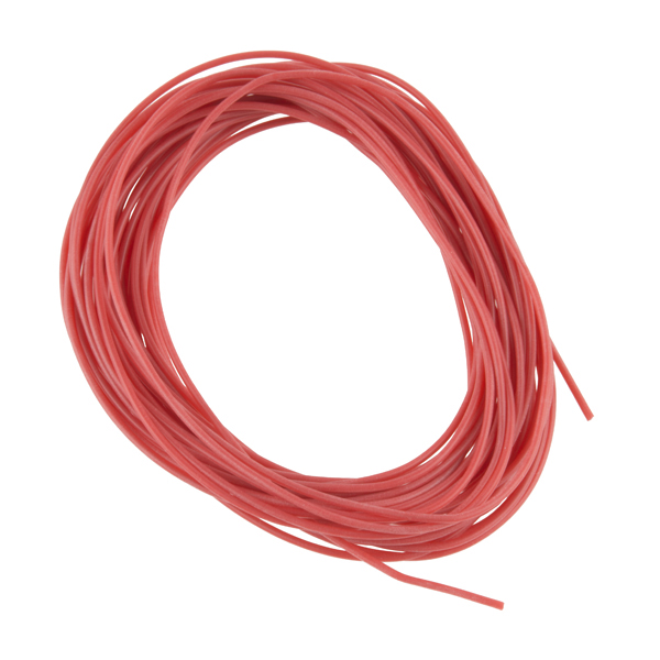 Hook-Up Wire - Silicone 30AWG (Red, 5M)