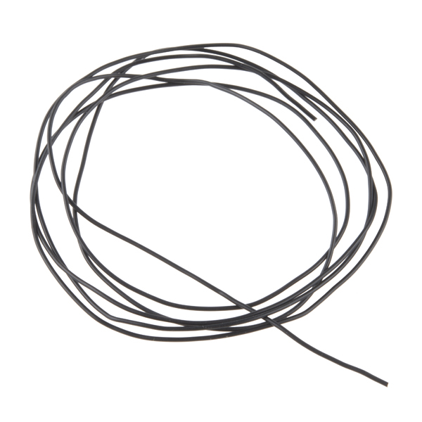 Hook-Up Wire - Silicone 30AWG (Black, 1M)