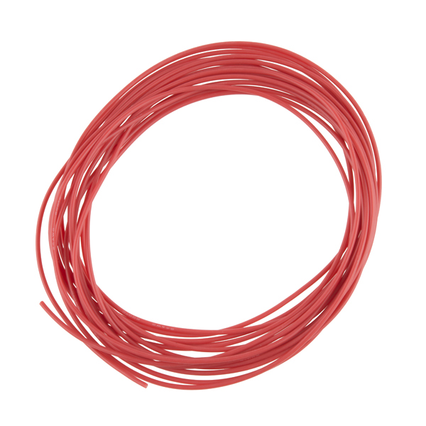 Hook-Up Wire - Silicone 24AWG (Red, 5M) - PRT-13075 - SparkFun Electronics