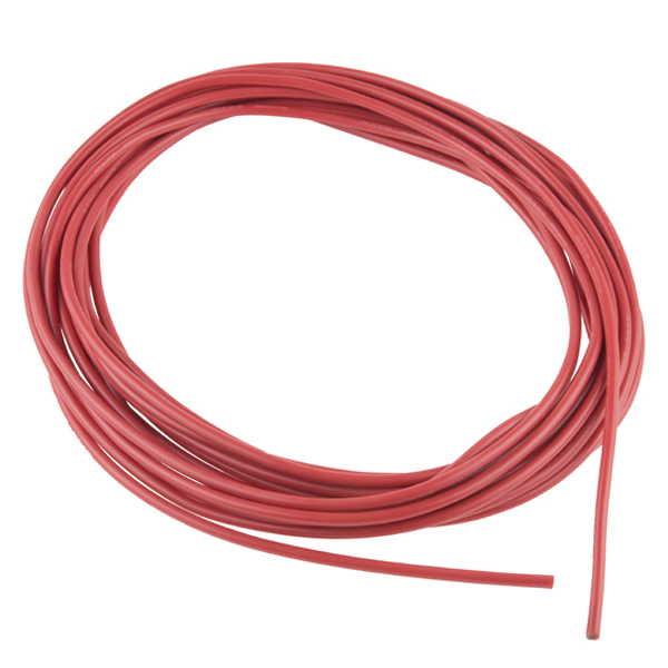 Hook-Up Wire - Silicone 12AWG (Red, 10m)
