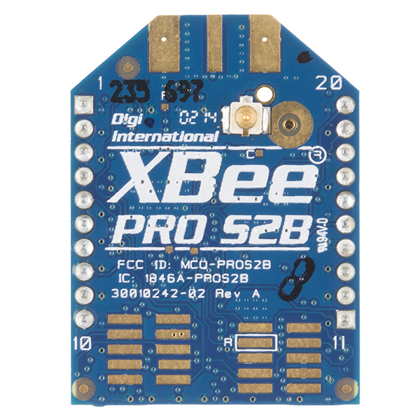 XBee Pro 50mW U.FL Connection - Series 2B (ZigBee Mesh)