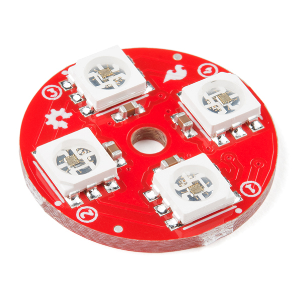Bâton LED Qwiic SparkFun APA102C - 10 LED Adressables, Communication I2C | Pour Projets Arduino, Raspberry Pi