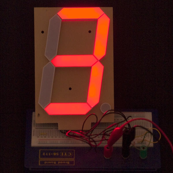 7-Segment Display - 6.5" (Red)