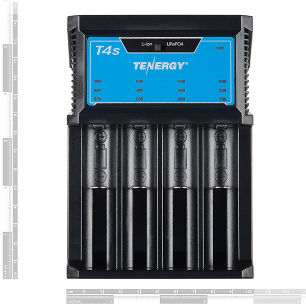 Tenergy T4s Intelligent Universal Charger - 4-Bay