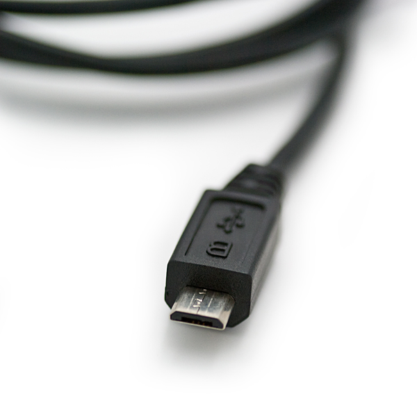 USB microB Cable - 2.5 Foot