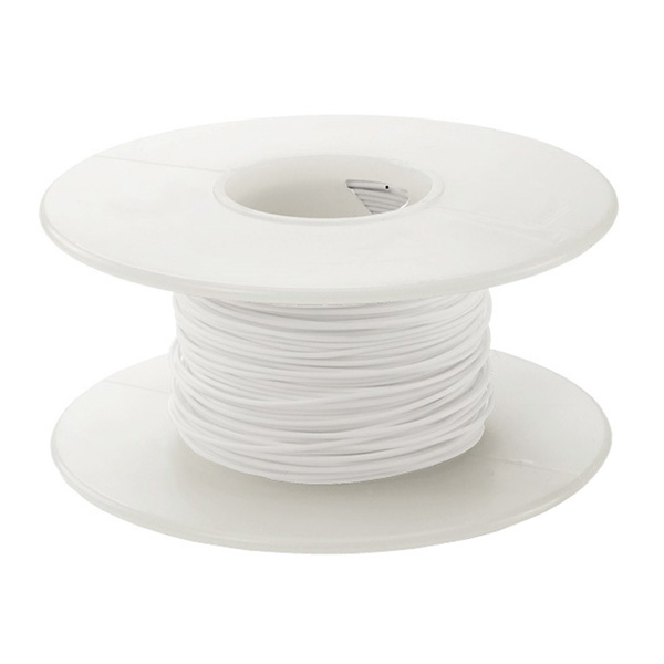 Wire Wrap Wire - White (Solid 30AWG 100ft) 