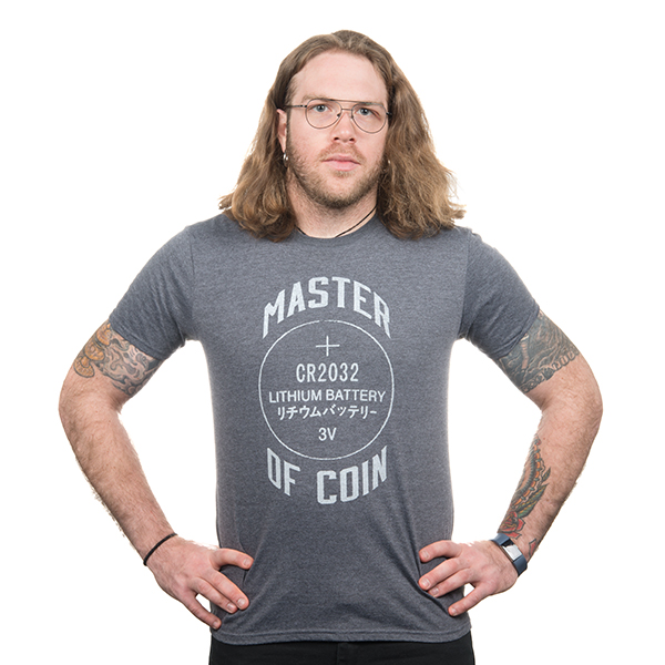 Master of Coin Shirt - Medium (Gray)