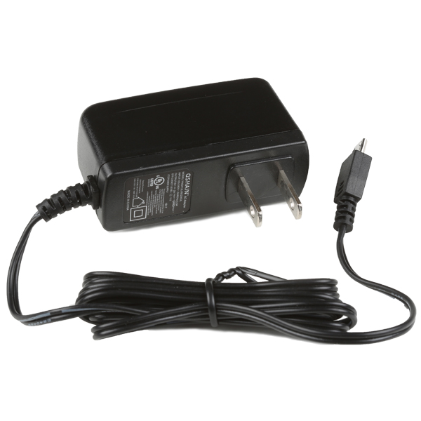Wall Adapter Power Supply - 5VDC, 2A (USB Micro-B) - TOL-15311 - SparkFun  Electronics