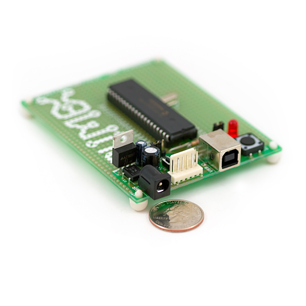 40 Pin PIC Development Board for PIC18F4550 with USB