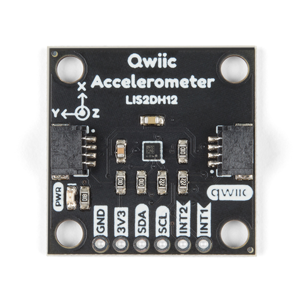 Triple Axis Accelerometer Breakout - LIS2DH12 (Qwiic)