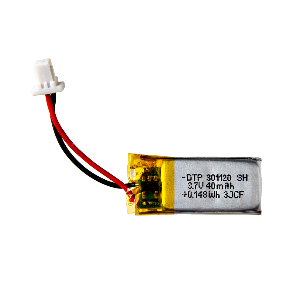 Polymer Lithium Ion Battery - 40mAh (JST-SH)