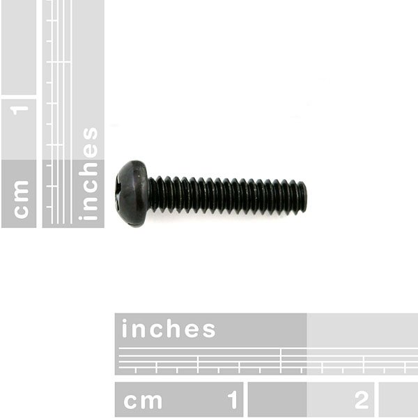 Screw - Phillips Head (1/2", 4-40, black)