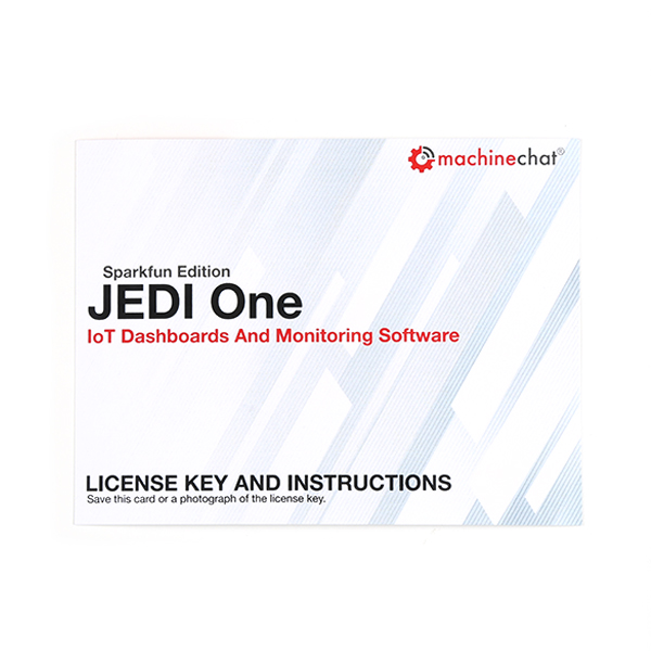 Machinechat Software License Card - JEDI One