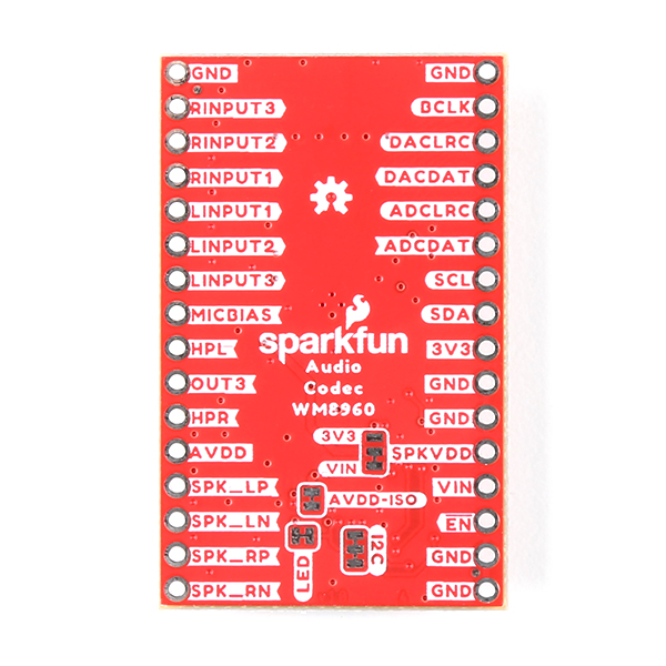 SparkFun Audio Codec Breakout - WM8960 (Qwiic)