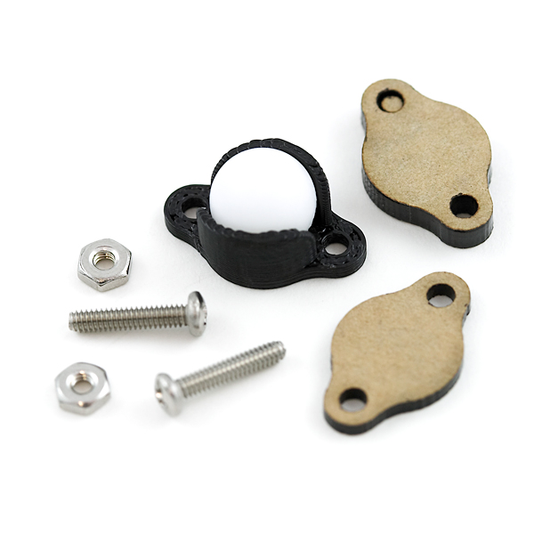 Ball Caster Plastic - 3/8 inches