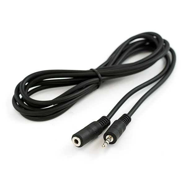 Audio Cable 3.5mm Extension - 6 ft - CAB-08921 - SparkFun Electronics