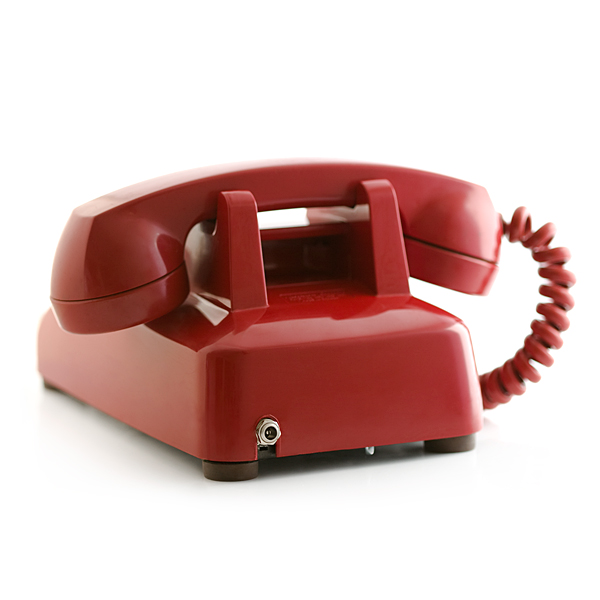 Portable Rotary Phone - Red.
