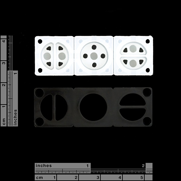 Mini Button Pad Set - White