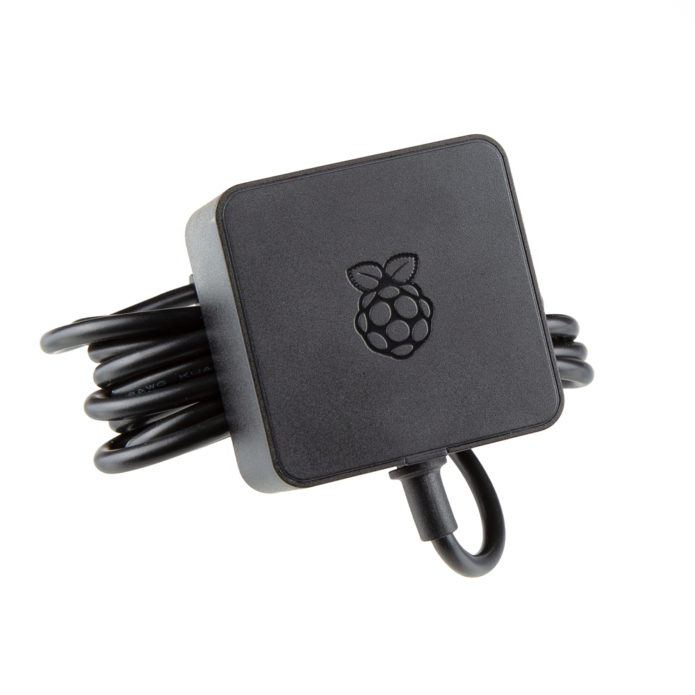 Raspberry Pi 27W USB-C PD Power Supply - Black