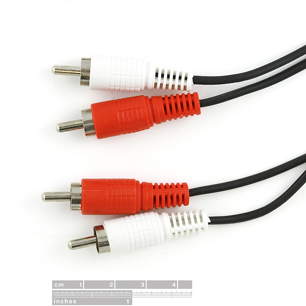 Audio/Video RCA Cable Dual Male - 12ft
