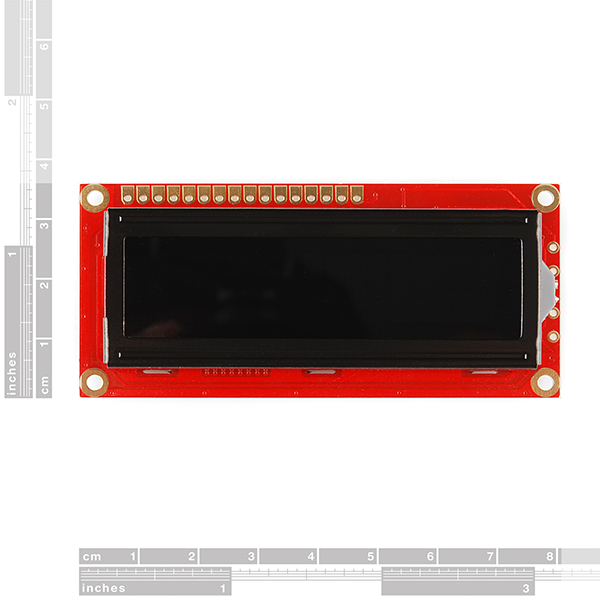 Basic 16x2 Character LCD - White on Black 3.3V