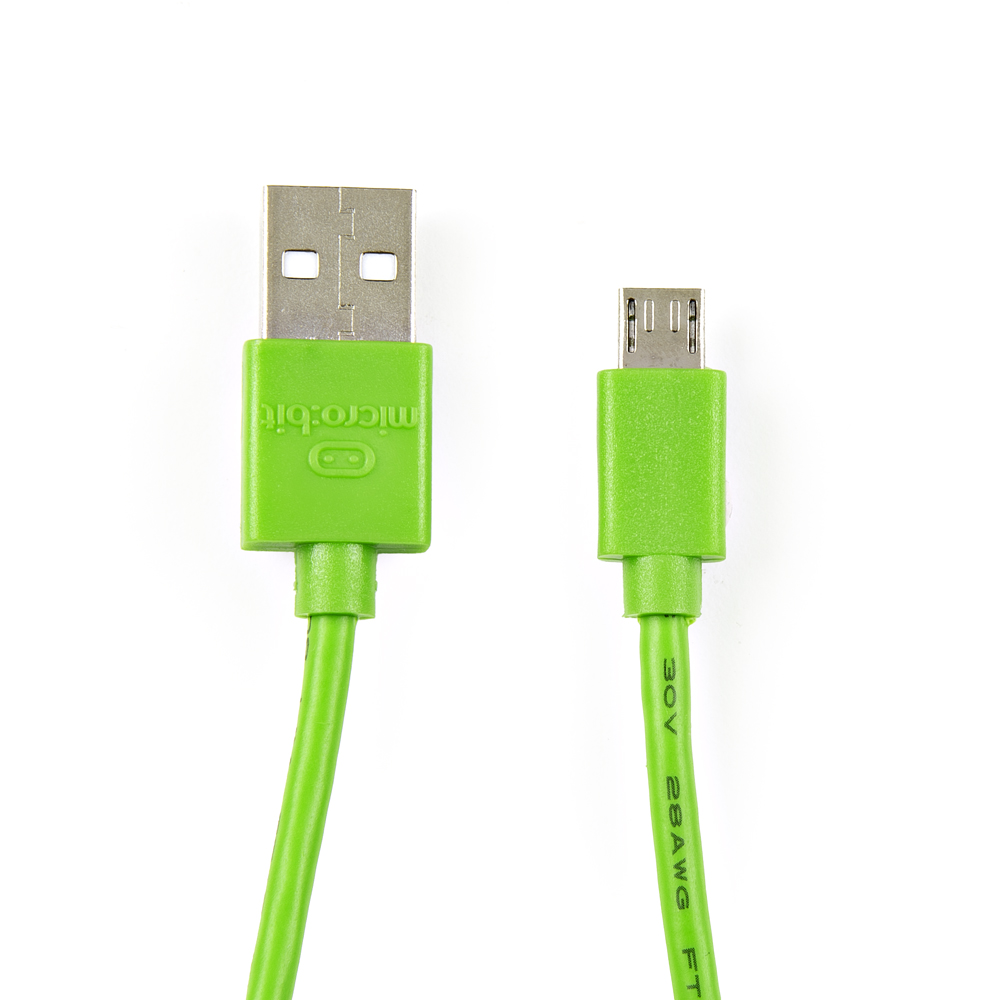 micro:bit USB Cable 300mm - Green