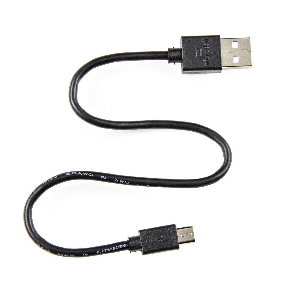 micro:bit USB Cable 300mm - Black