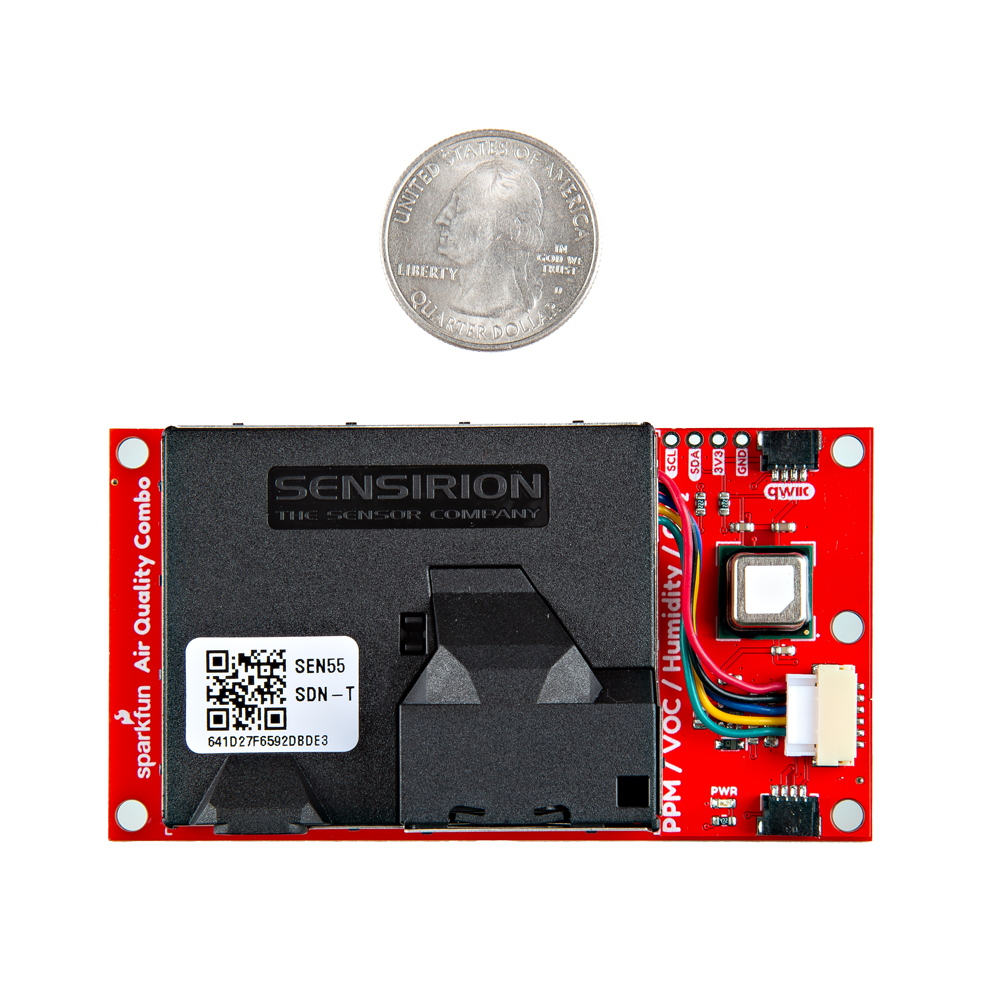 SparkFun Indoor Air Quality Combo Sensor - SCD41, SEN55 (Qwiic)