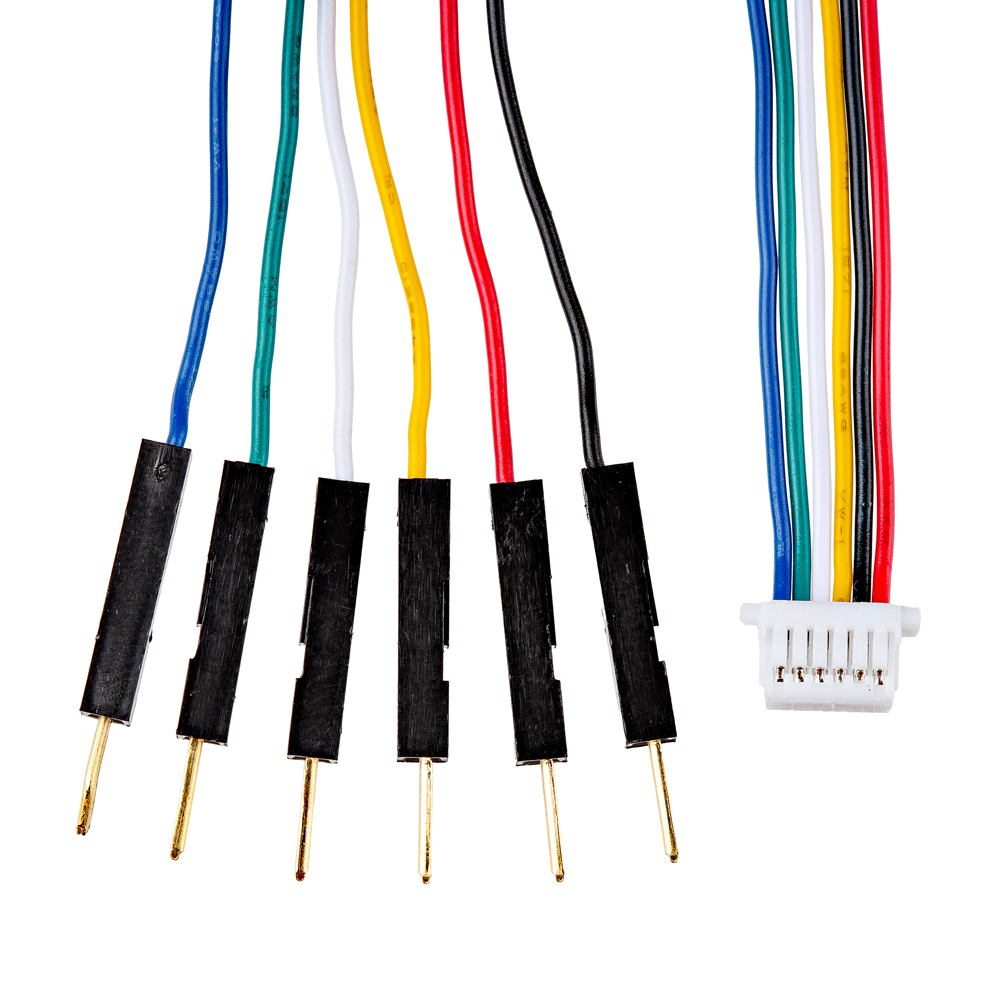 XRP Motor to Breadboard Jumper Cable - 6in. (6-pin JST-SH)