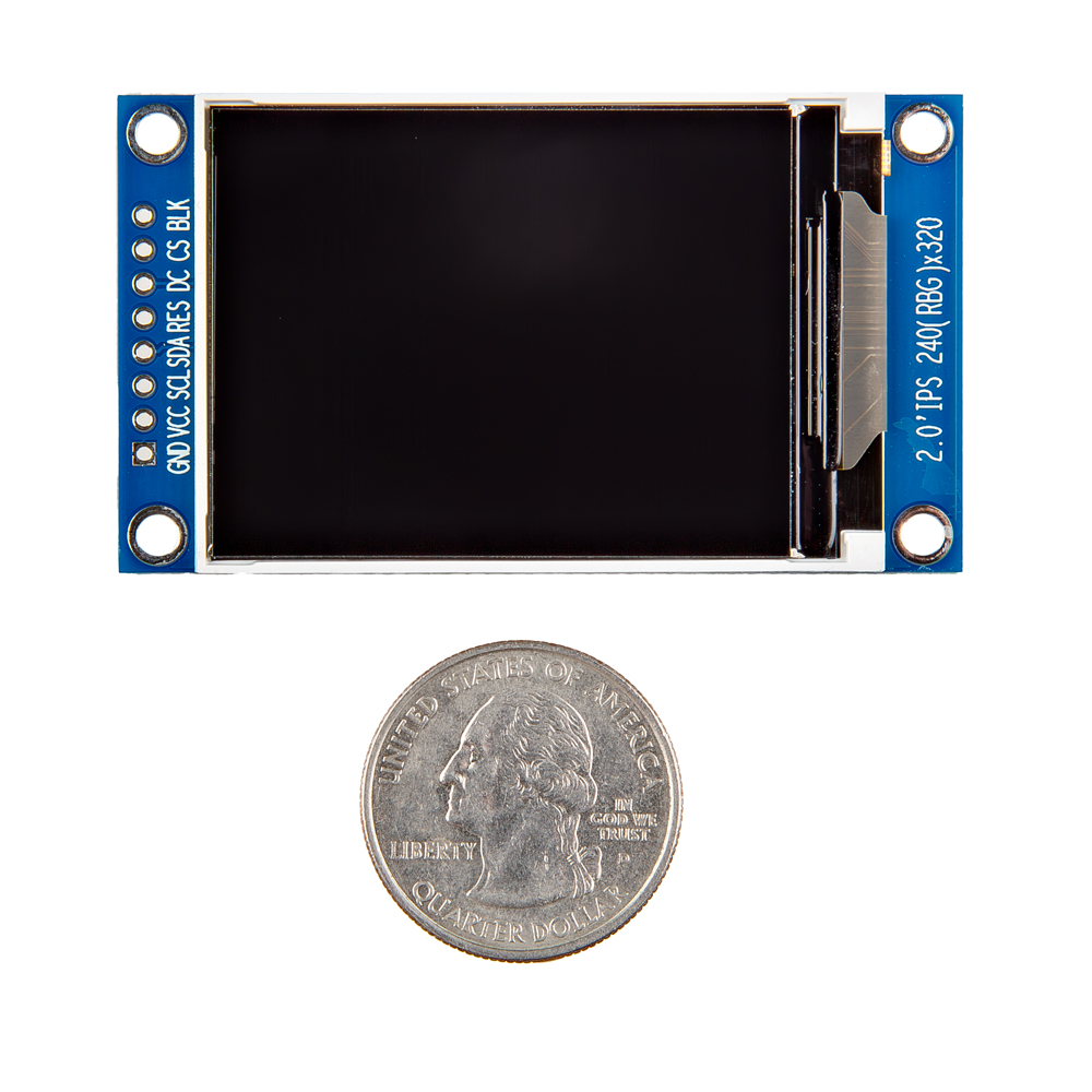 TFT LCD Display Module Screen - 2.0in., 240x320 (SPI Interface)