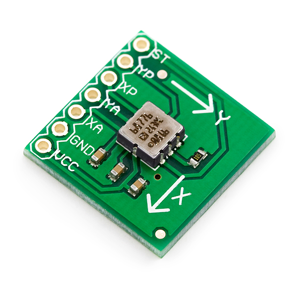 Dual Axis Accelerometer Breakout Board - ADXL213AE +/-1.2g