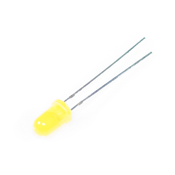 LED - Basic Yellow 5mm - COM-09594 - SparkFun Electronics