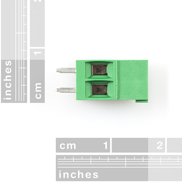 Screw Terminal 3.5mm Pitch - 2-Pin - Green