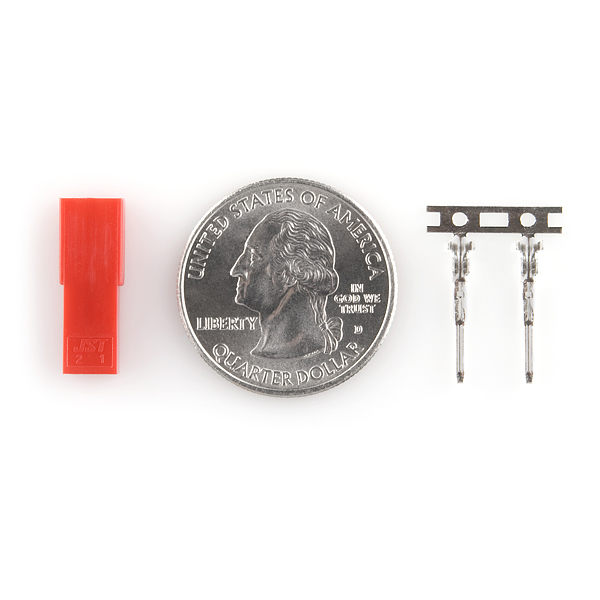JST Male 2 pin connector set (10pcs/set)