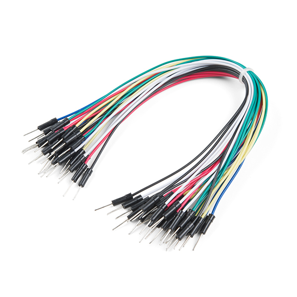 Jumper Wires Standard 7 M/M - 30 AWG (30 Pack) - PRT-11026 - SparkFun  Electronics
