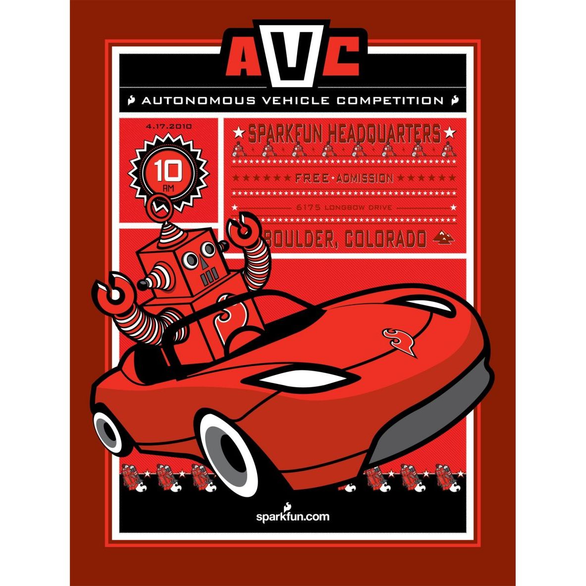 Autonomous Vehicle Competition Poster 2010