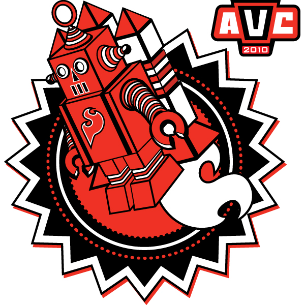 AVC 2010 Rocket Bot T-Shirt - Medium