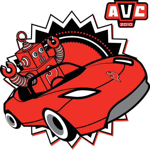 AVC 2010 Roadster Bot T-Shirt - Medium