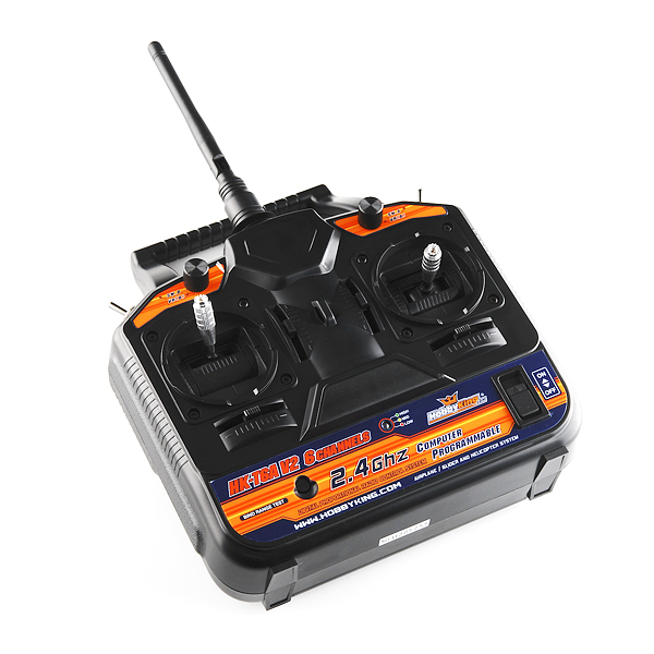 RC Transmitter and Receiver - 2.4GHz, 6-Channel