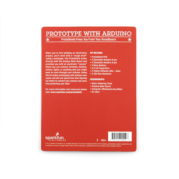 Arduino ProtoShield Kit Retail