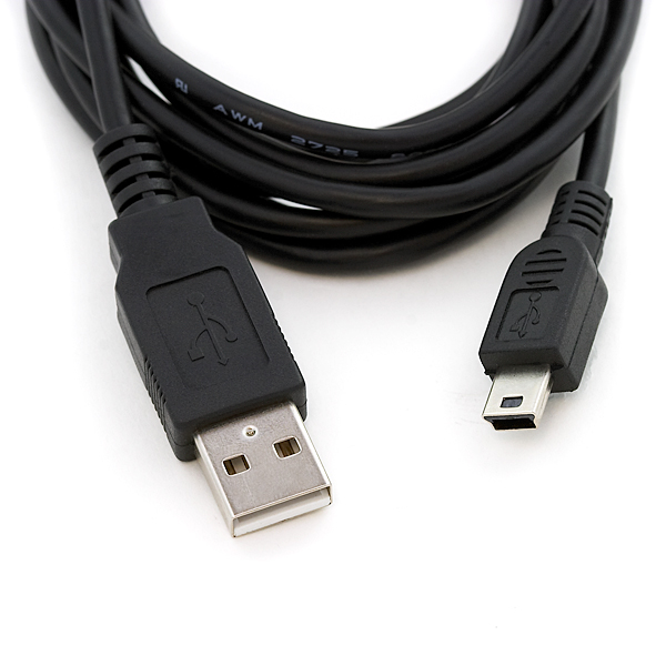 SparkFun USB Mini-B Cable - 6 Foot - CAB-11301 - SparkFun Electronics