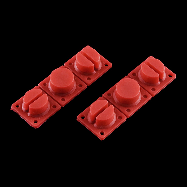 Mini Button Pad Set - Red - Defects!