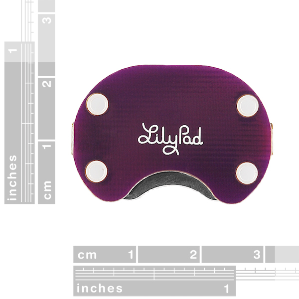 LilyPad Coin Cell Battery Holder