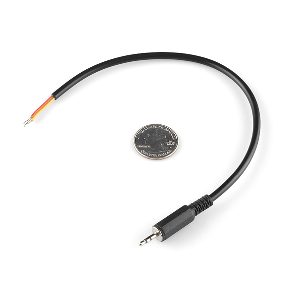 Audio Cable 2.5mm 8"