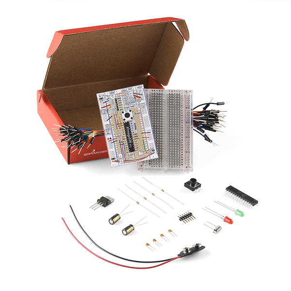 Breadboard Arduino Compatible Parts Kit (Old-School)