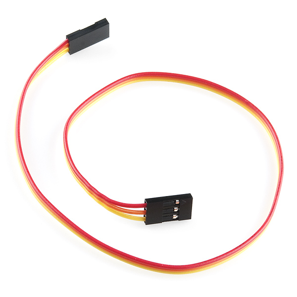Jumper Wire - 0.1, 3-pin, 12 - PRT-10373 - SparkFun Electronics