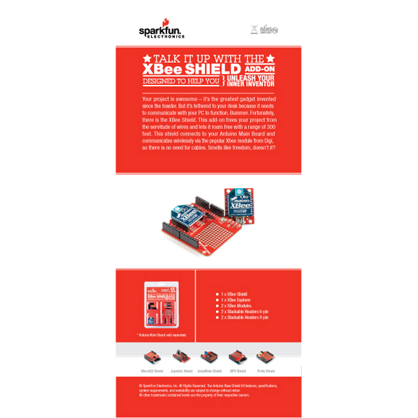 Retail Sales Sheet - XBee Kit